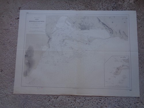 Carte marine shom kingstone - carte, /