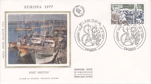 Enveloppe 1er jour - europa, port