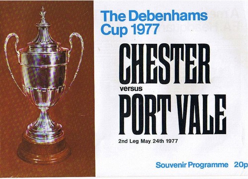 Coppa chester port vale - coppa, v