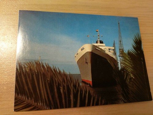 Cartolina nave passeggeri rms - cartolina,